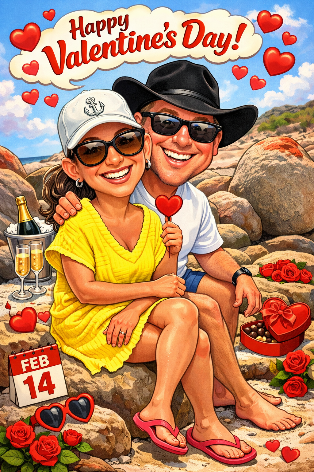 Personalised Caricature Gifts | Custom Illustrated Keepsakes | Rose by NattyB