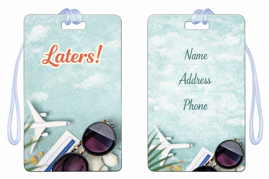 Fun Personalised Luggage Tags