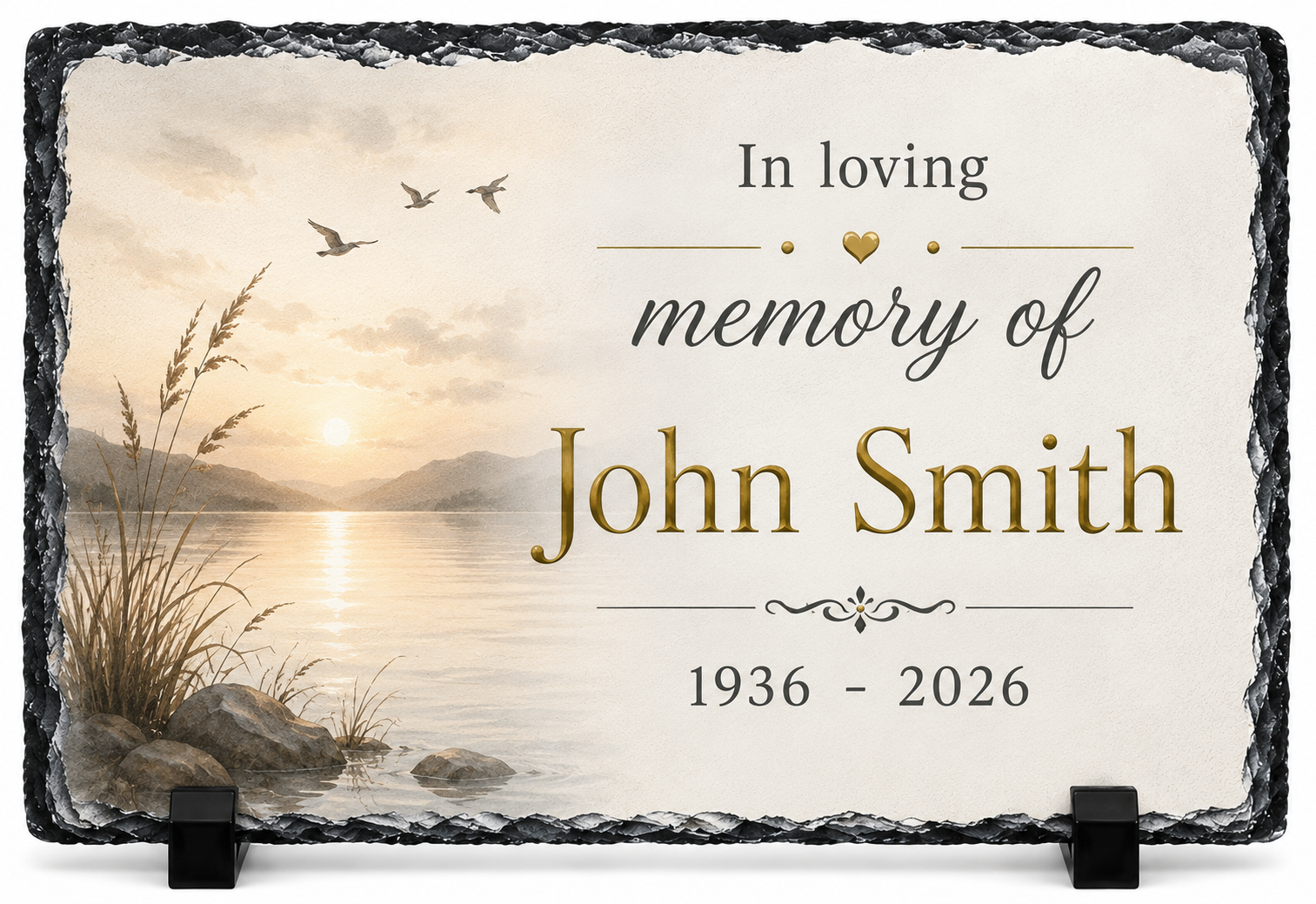 Sympathy Memorial Slate Gift