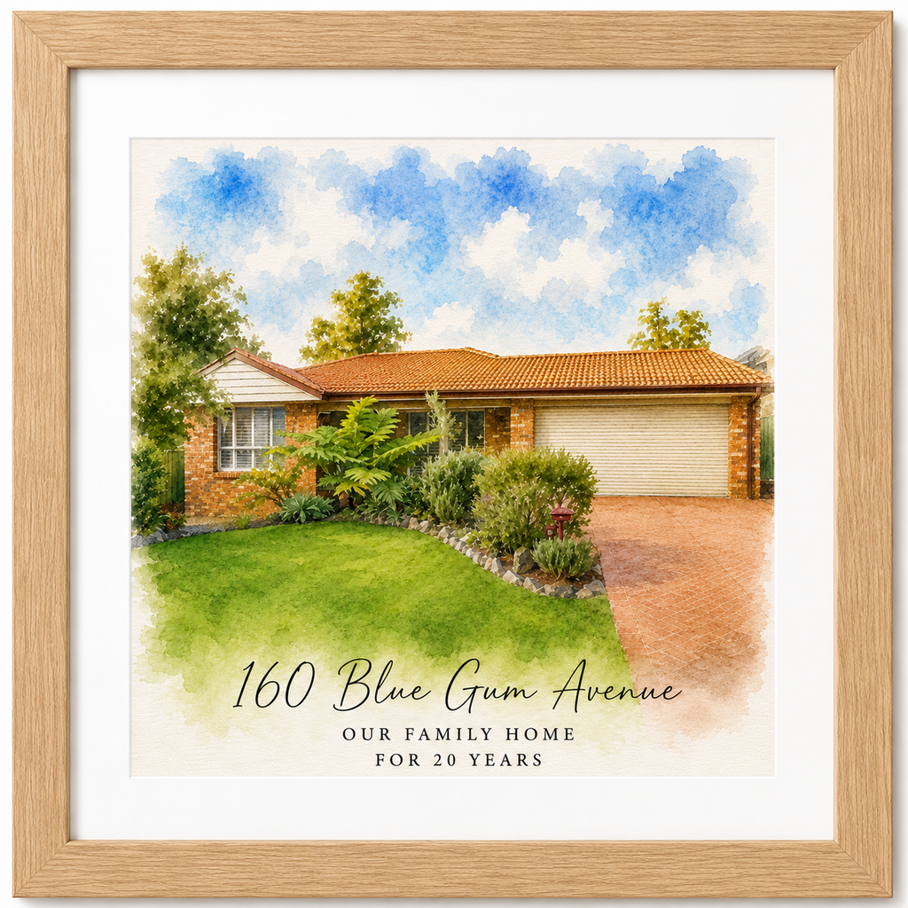 Personalised House Frame