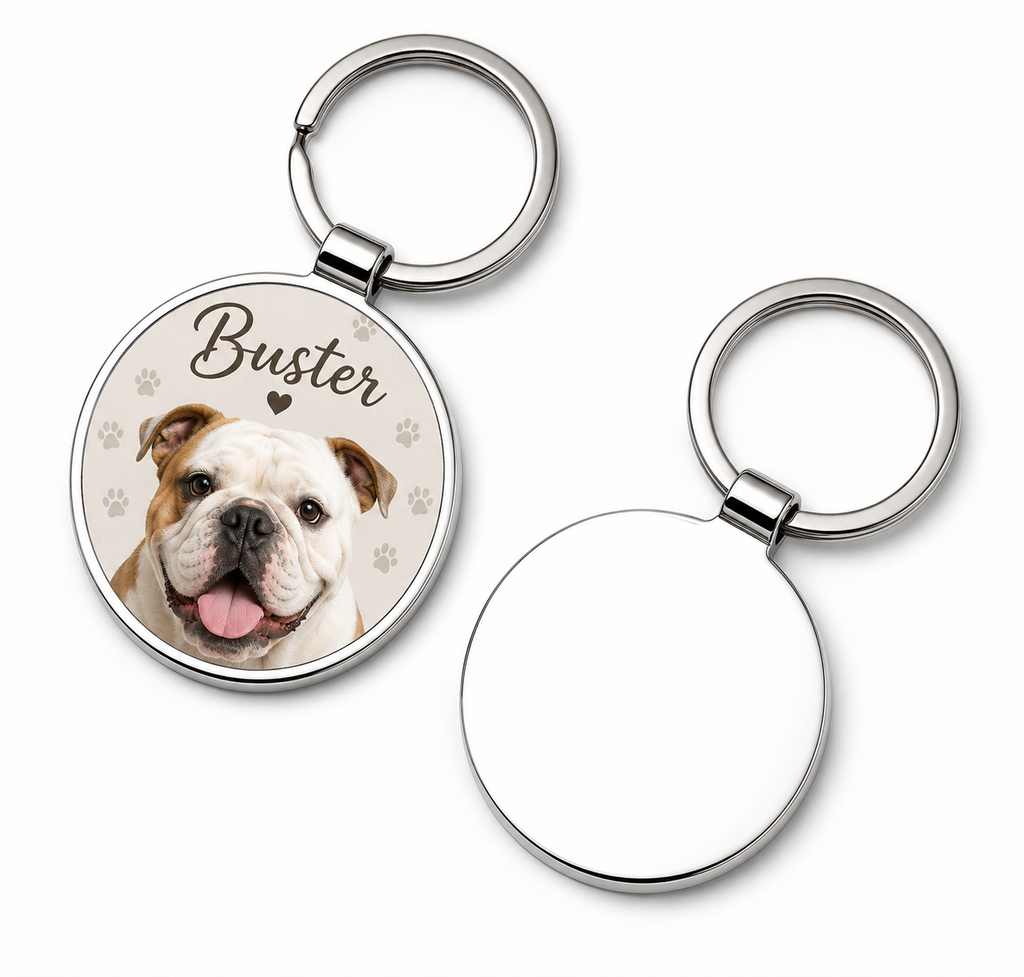 Personalised Pet Photo Keyrings