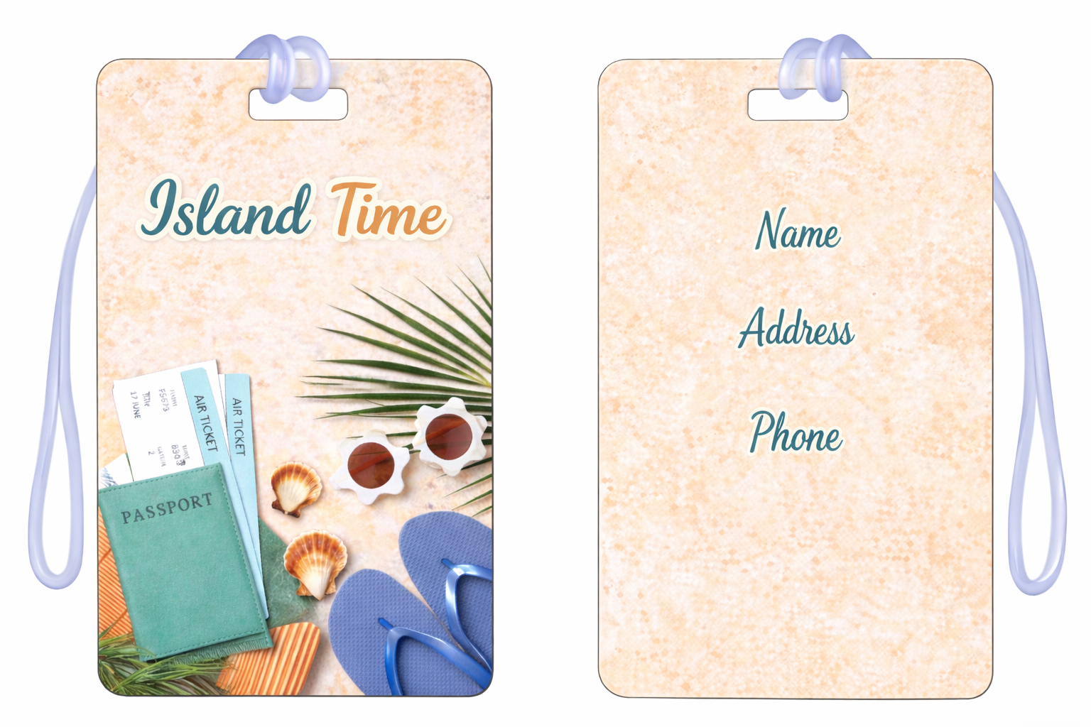 Fun Personalised Luggage Tags