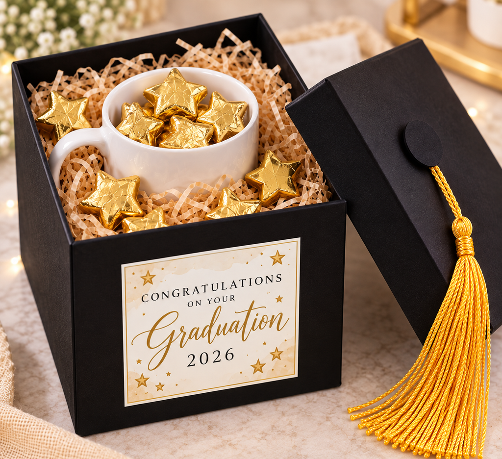 Personalised Graduation Mug & Chocolate Gift Box