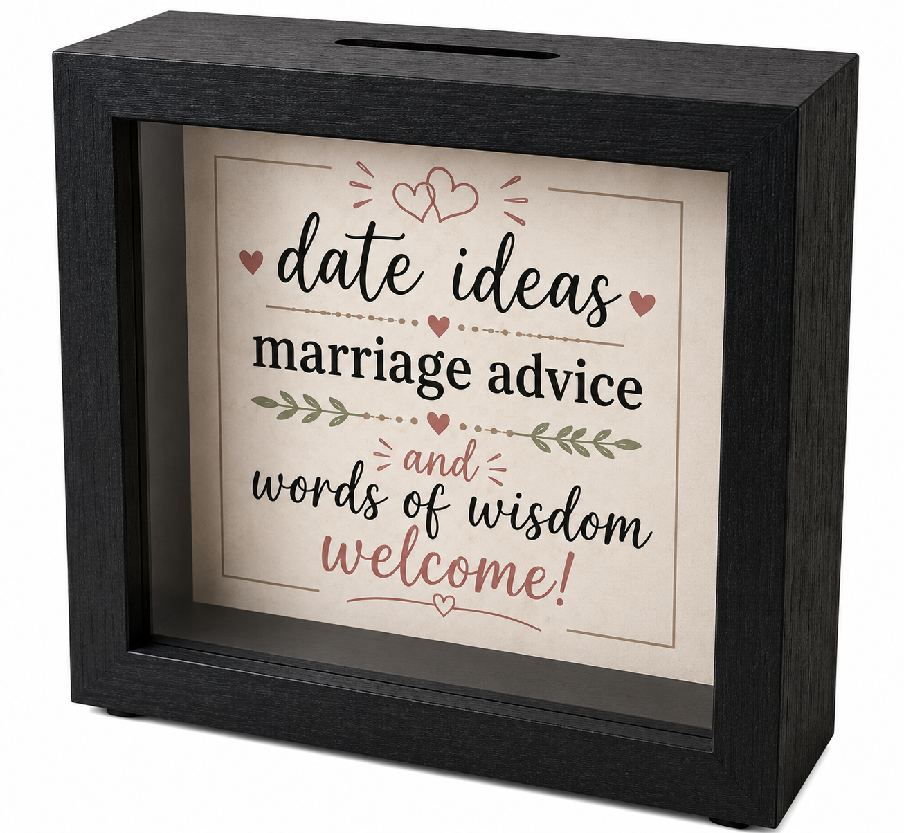 Custom Wedding Message Box