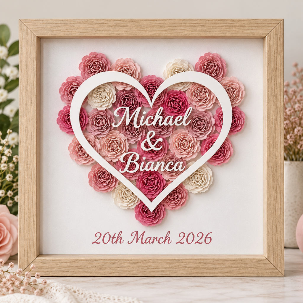 Love is in the Air Shadow Box (square)