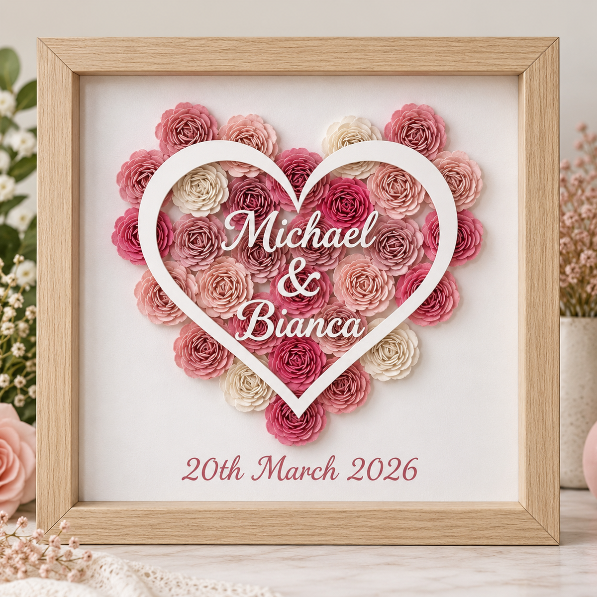 Love is in the Air Shadow Box (square)