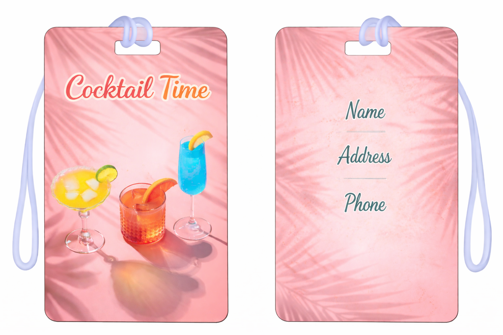 Fun Personalised Luggage Tags