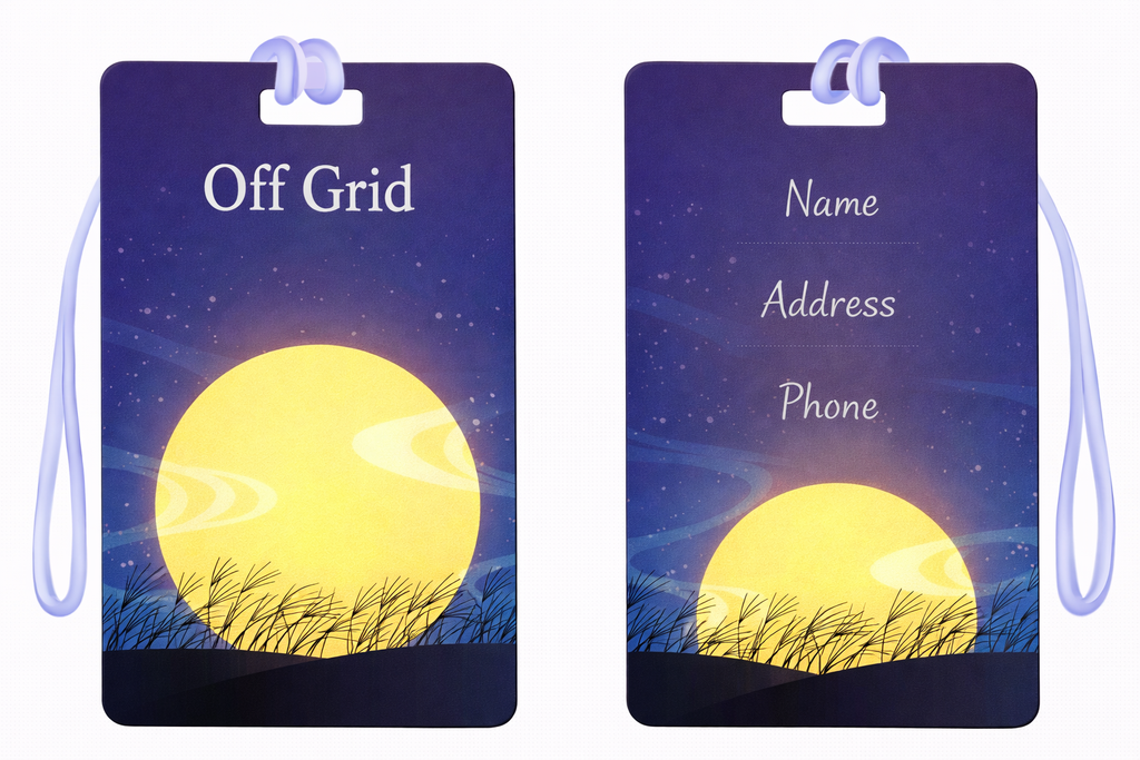 Fun Personalised Luggage Tags