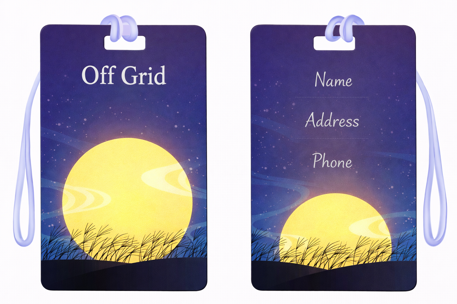 Fun Personalised Luggage Tags