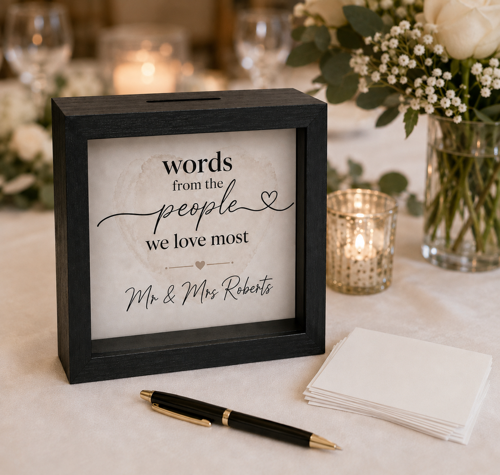Custom Wedding Message Box