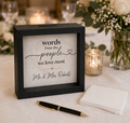 Custom Wedding Message Box
