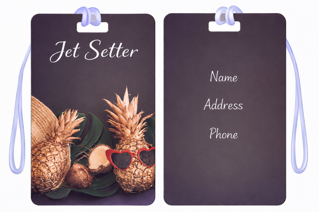 Fun Personalised Luggage Tags