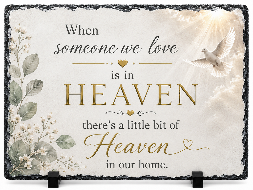 Sympathy Memorial Slate Gift