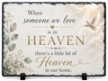Sympathy Memorial Slate Gift