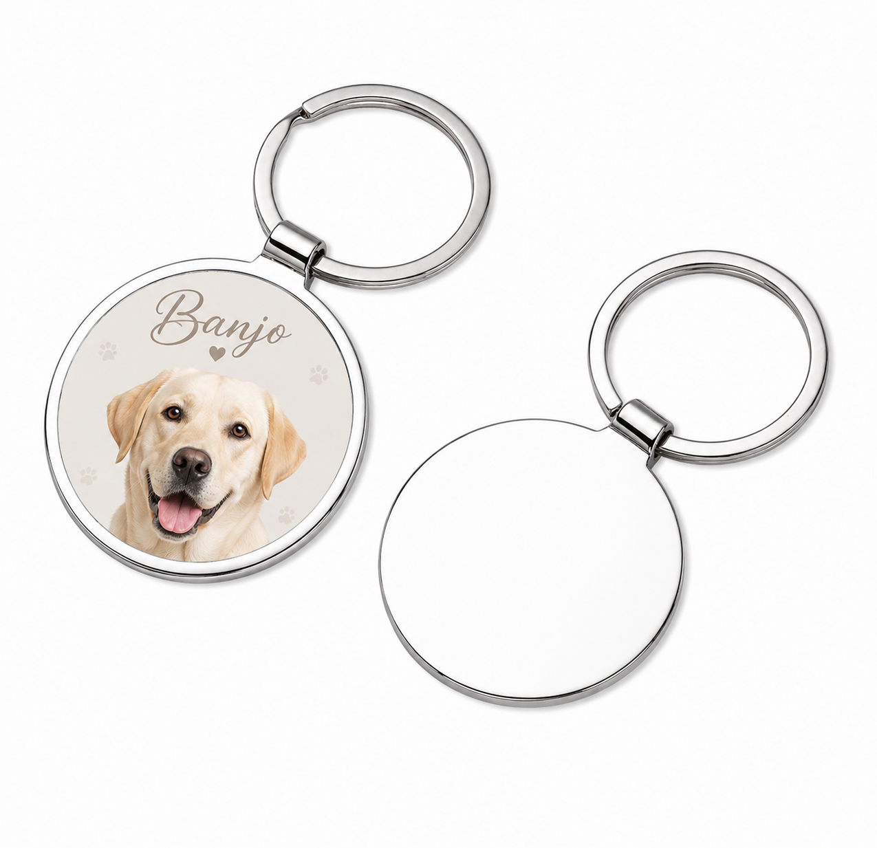 Personalised Pet Photo Keyrings