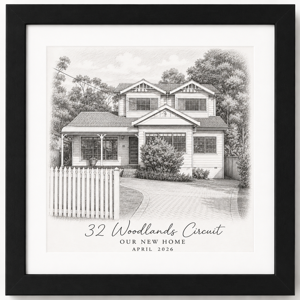 Personalised House Frame