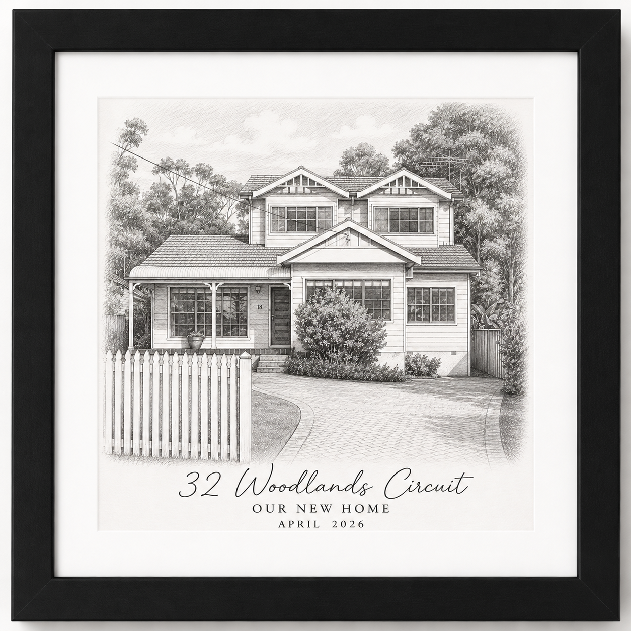 Personalised House Frame