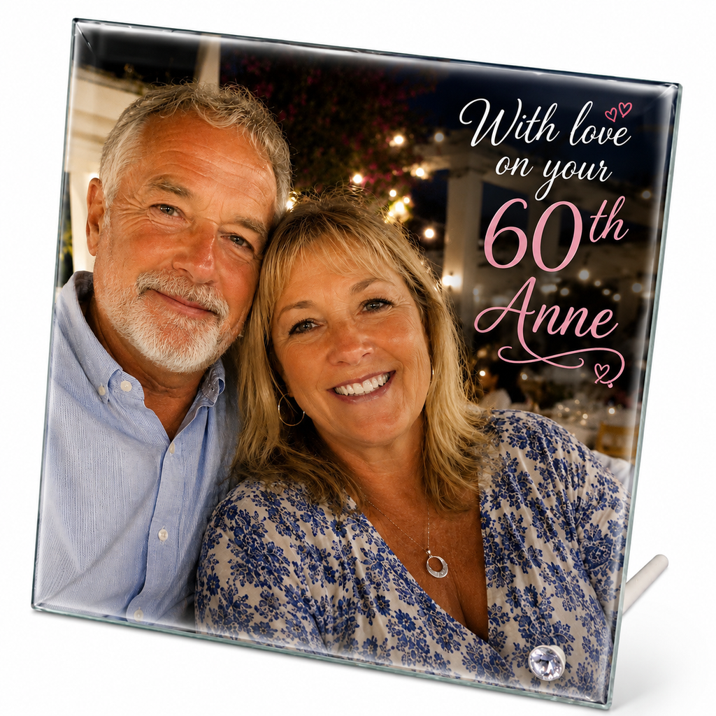 Birthday Glass Tile for Adults