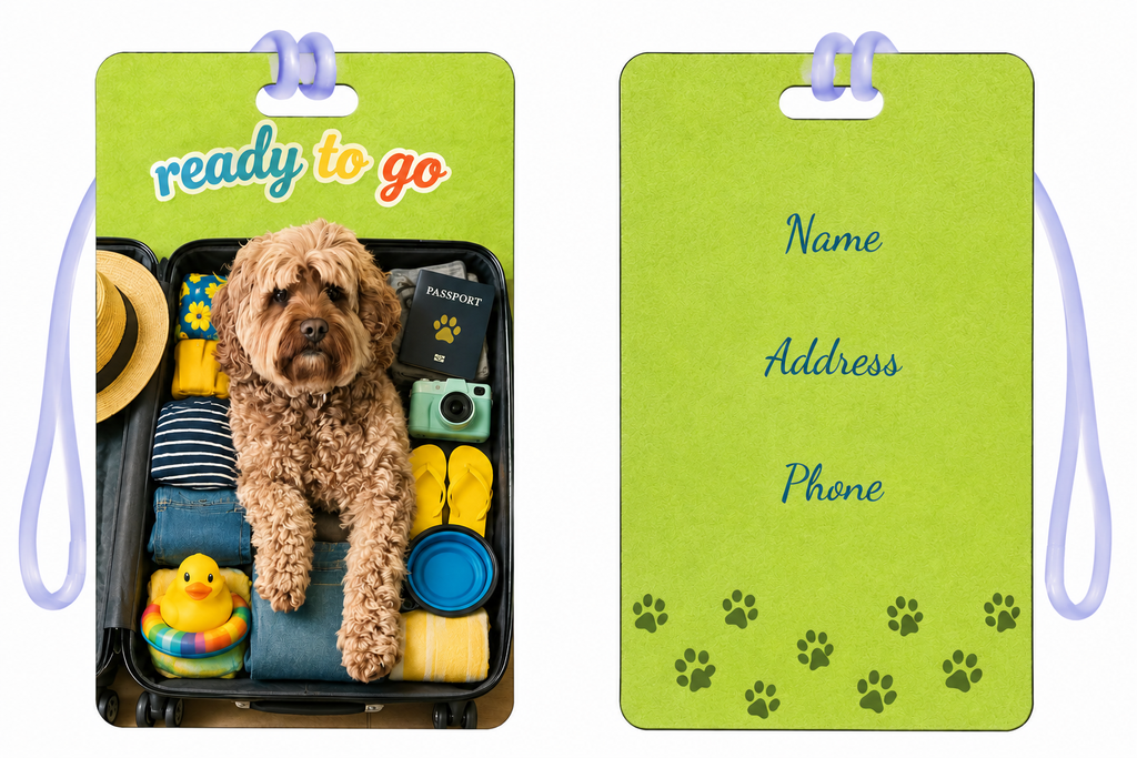 Fun Personalised Luggage Tags