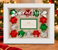 Personalised Christmas Chocolate Shadow Box with Gift Card Provision