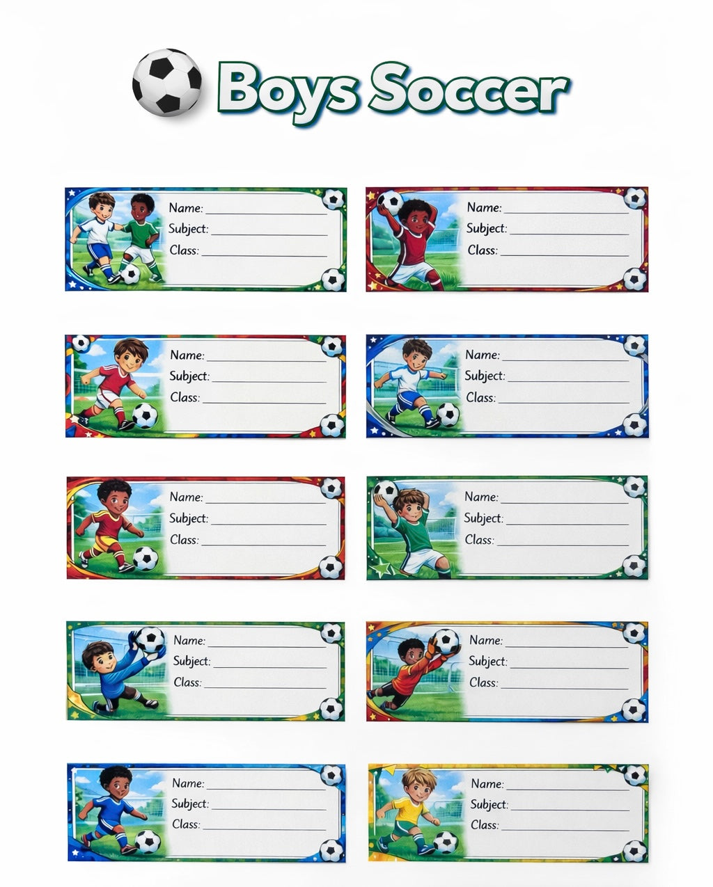 Fun School Book Labels