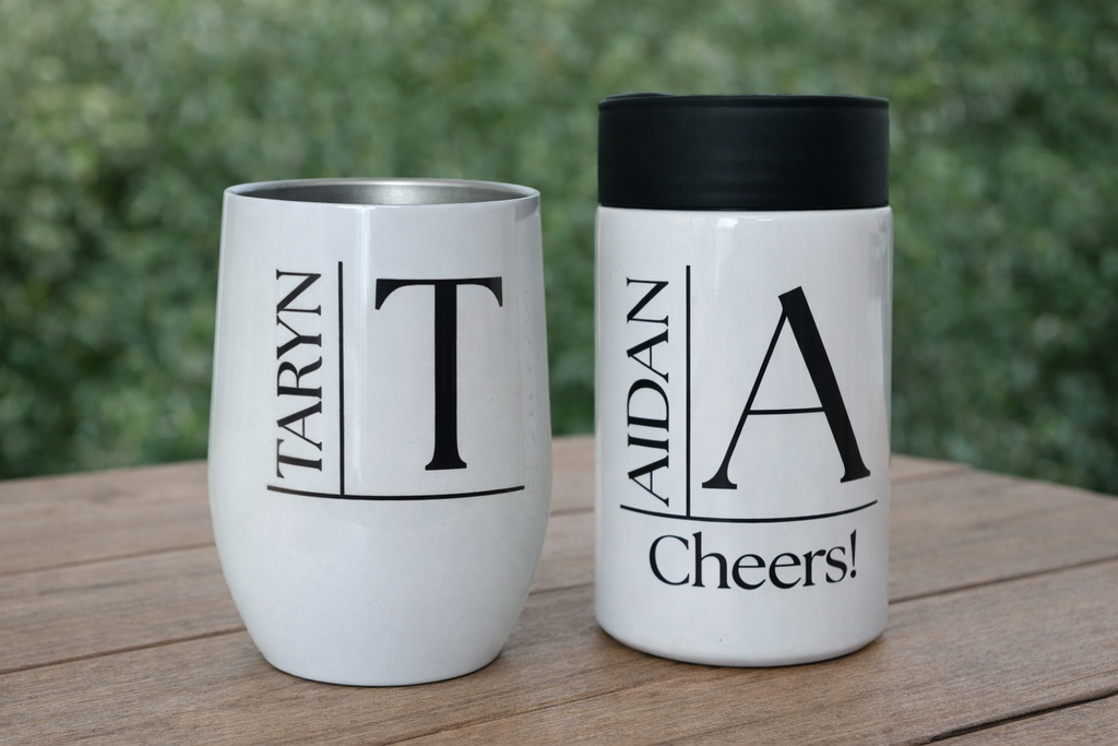 Personalised Duo Drink Cooler Set