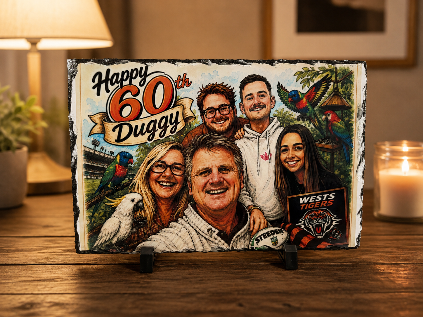 Birthday Slate Plaques