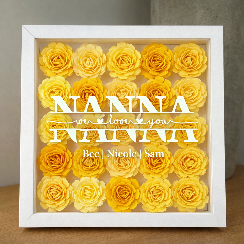 I Love You Shadow Box (square)