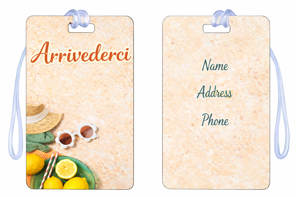 Fun Personalised Luggage Tags