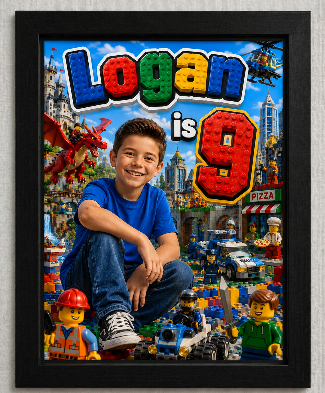 Imaginary Birthday Framed Panels for Kids