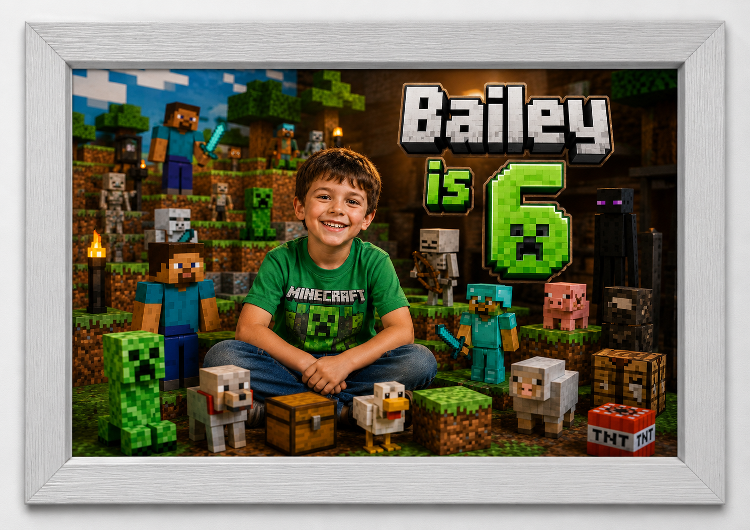Imaginary Birthday Framed Panels for Kids