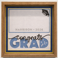 Personalised Graduation Shadow Box Frame with Photo Insert