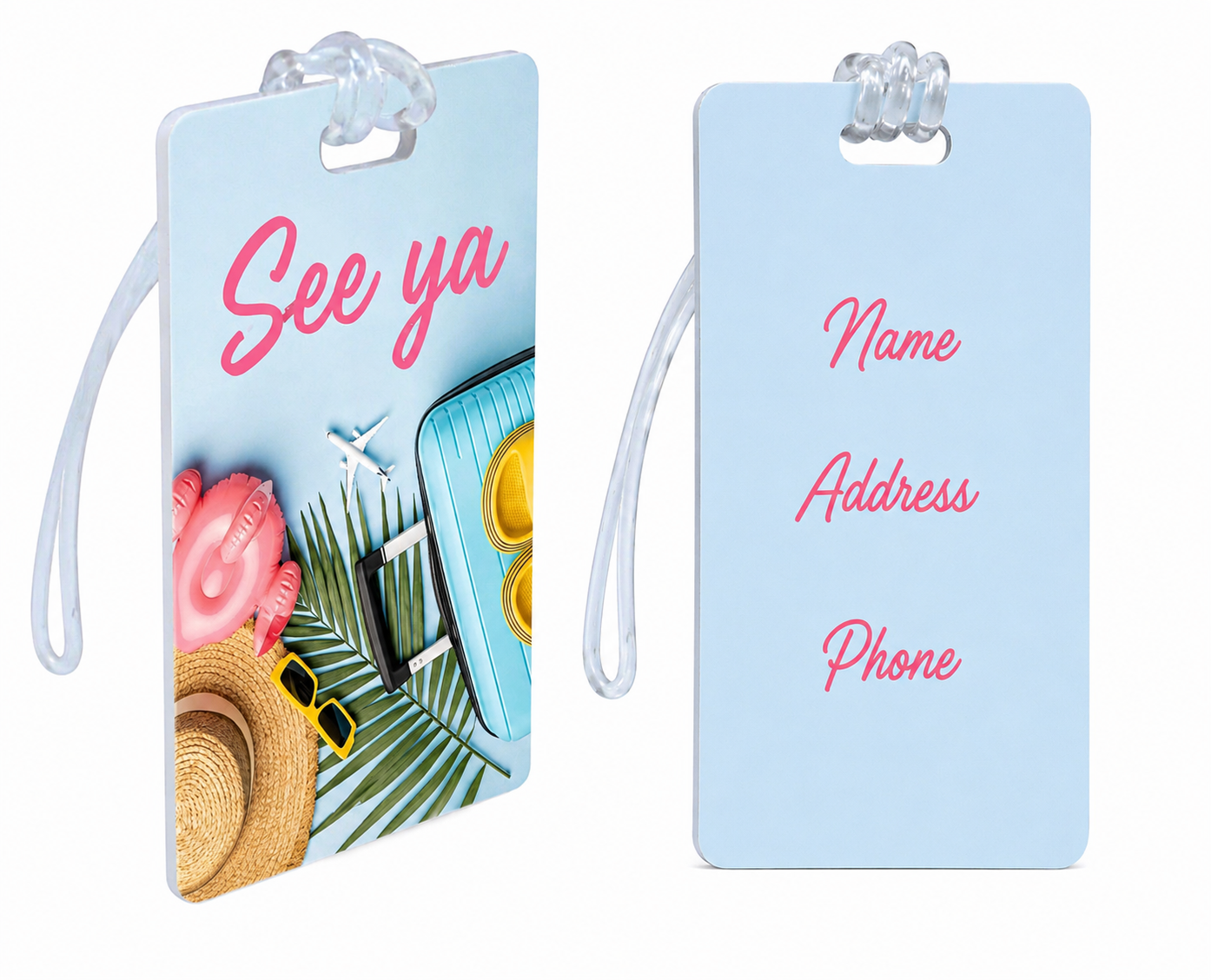 Fun Personalised Luggage Tags