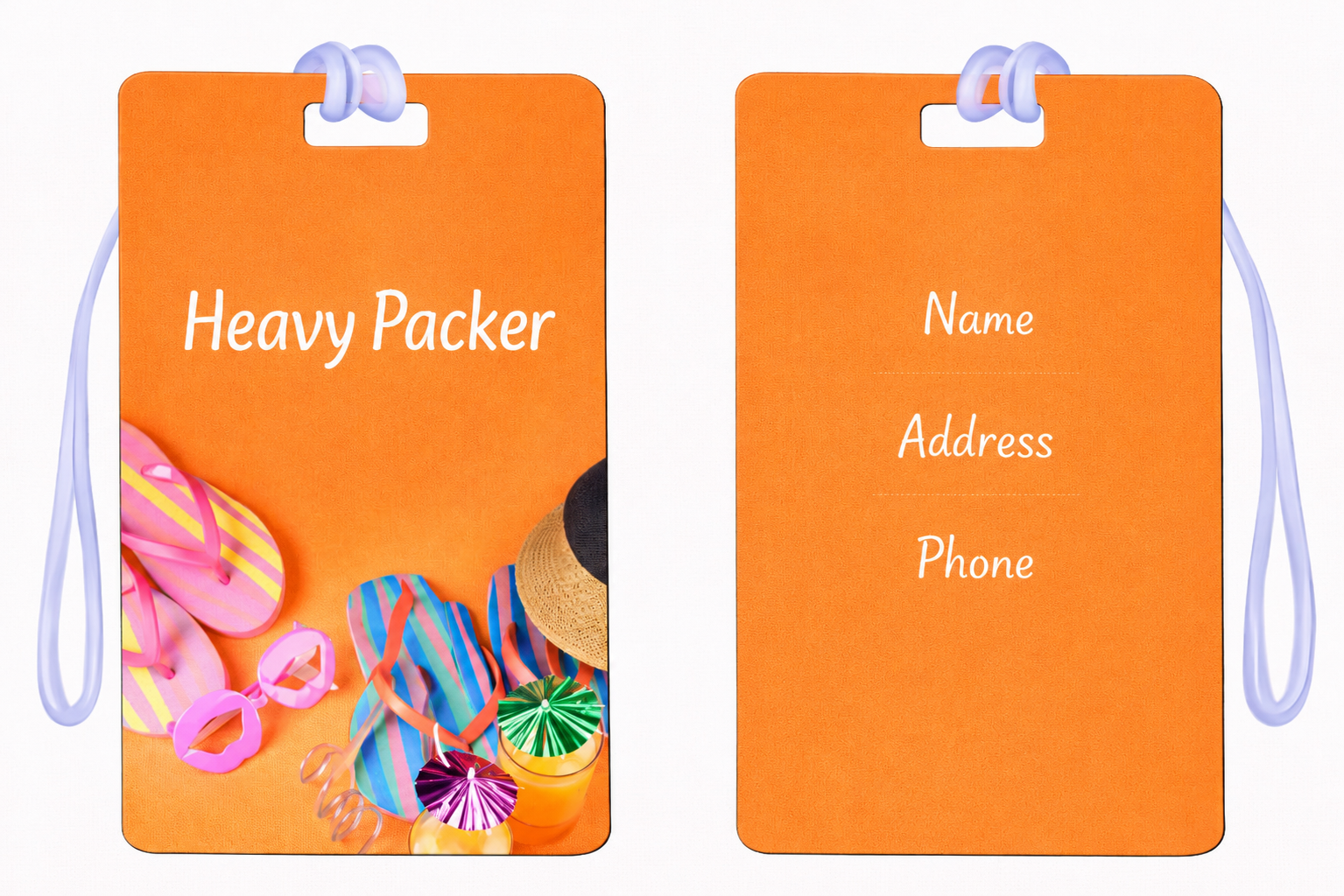Fun Personalised Luggage Tags