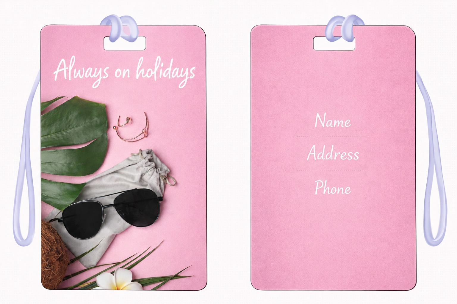 Fun Personalised Luggage Tags