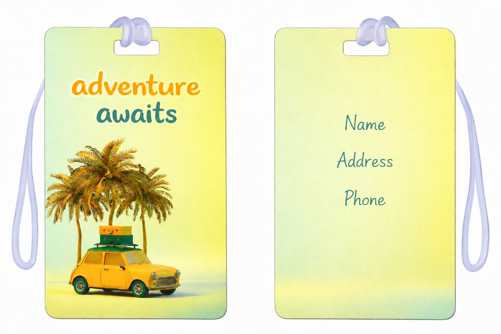 Fun Personalised Luggage Tags