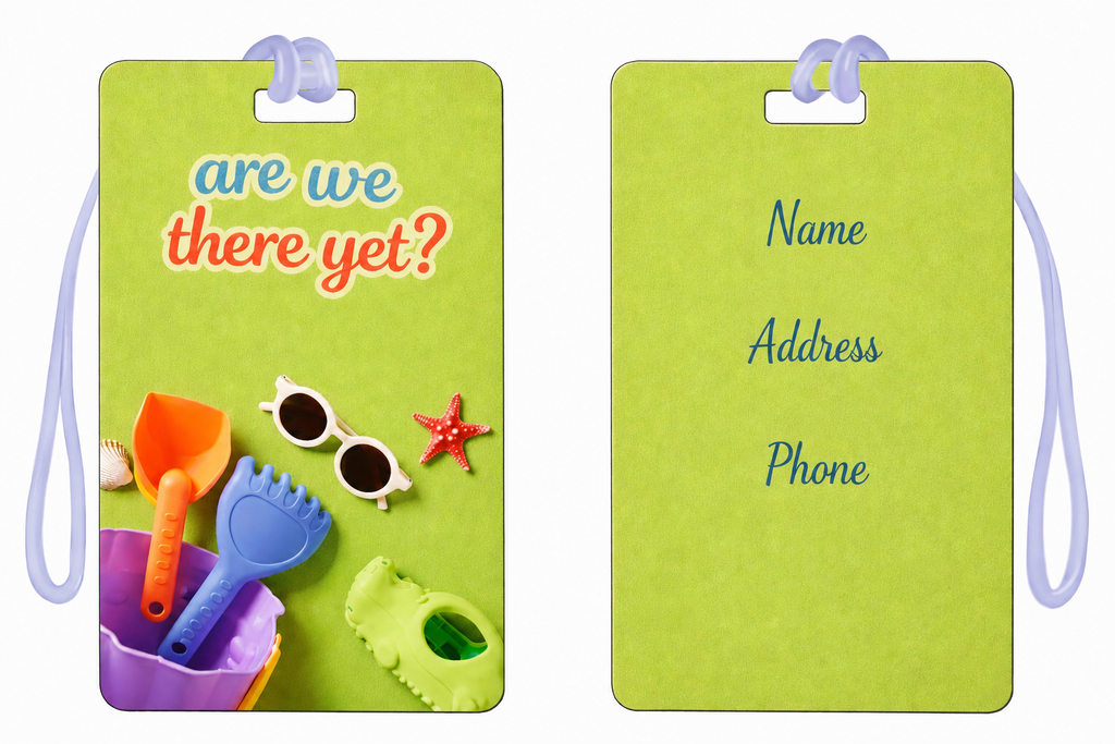 Fun Personalised Luggage Tags