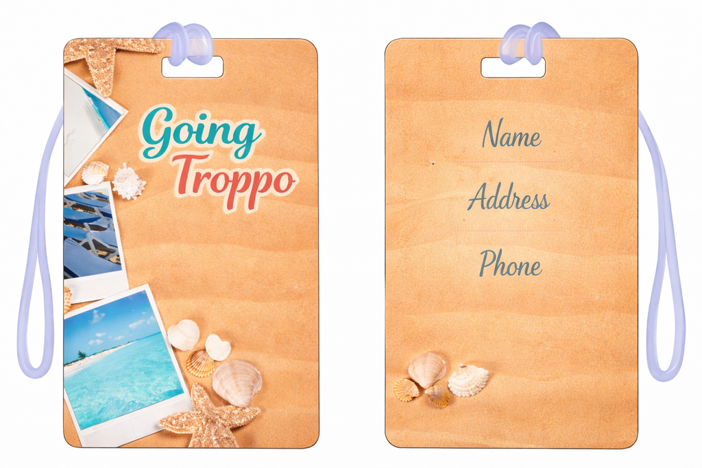 Fun Personalised Luggage Tags