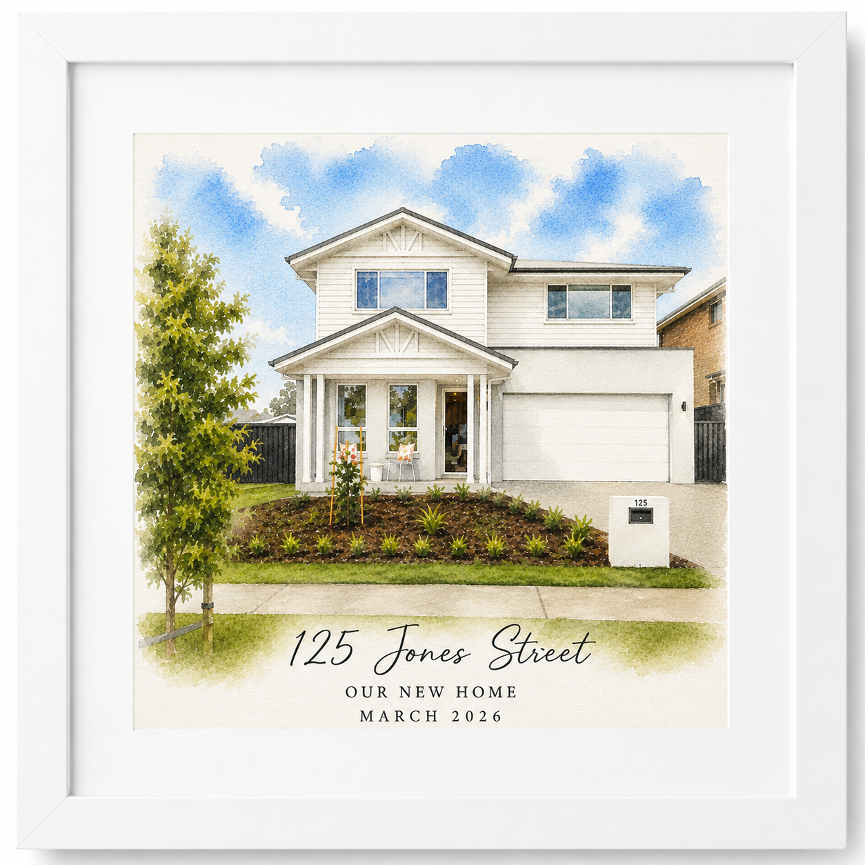 Personalised House Frame