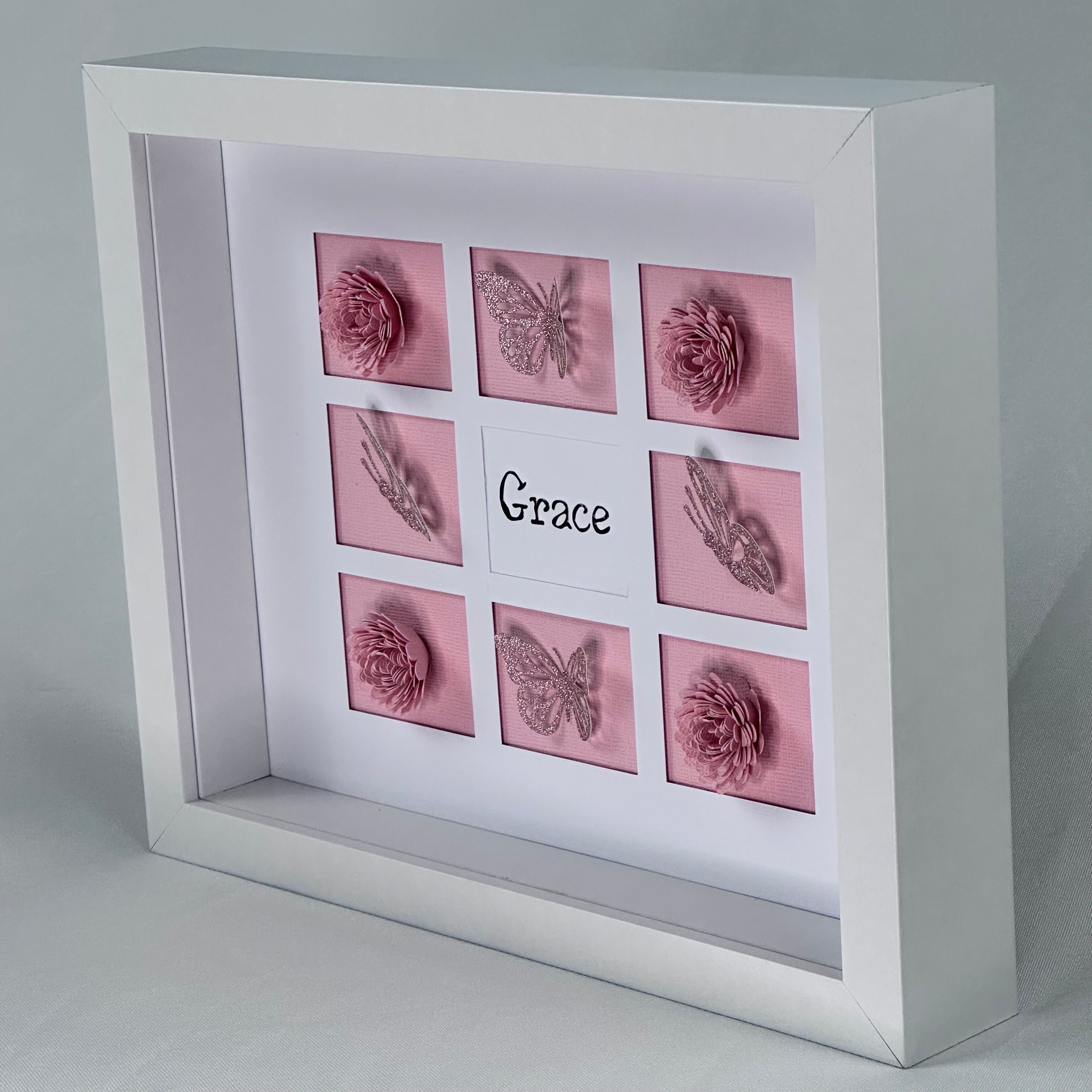 Baby Name Nursery Shadow Box (rectangle)