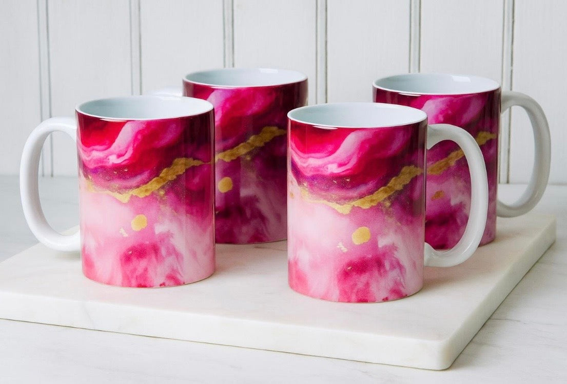 Rose Quartz Mugs (set of 4)