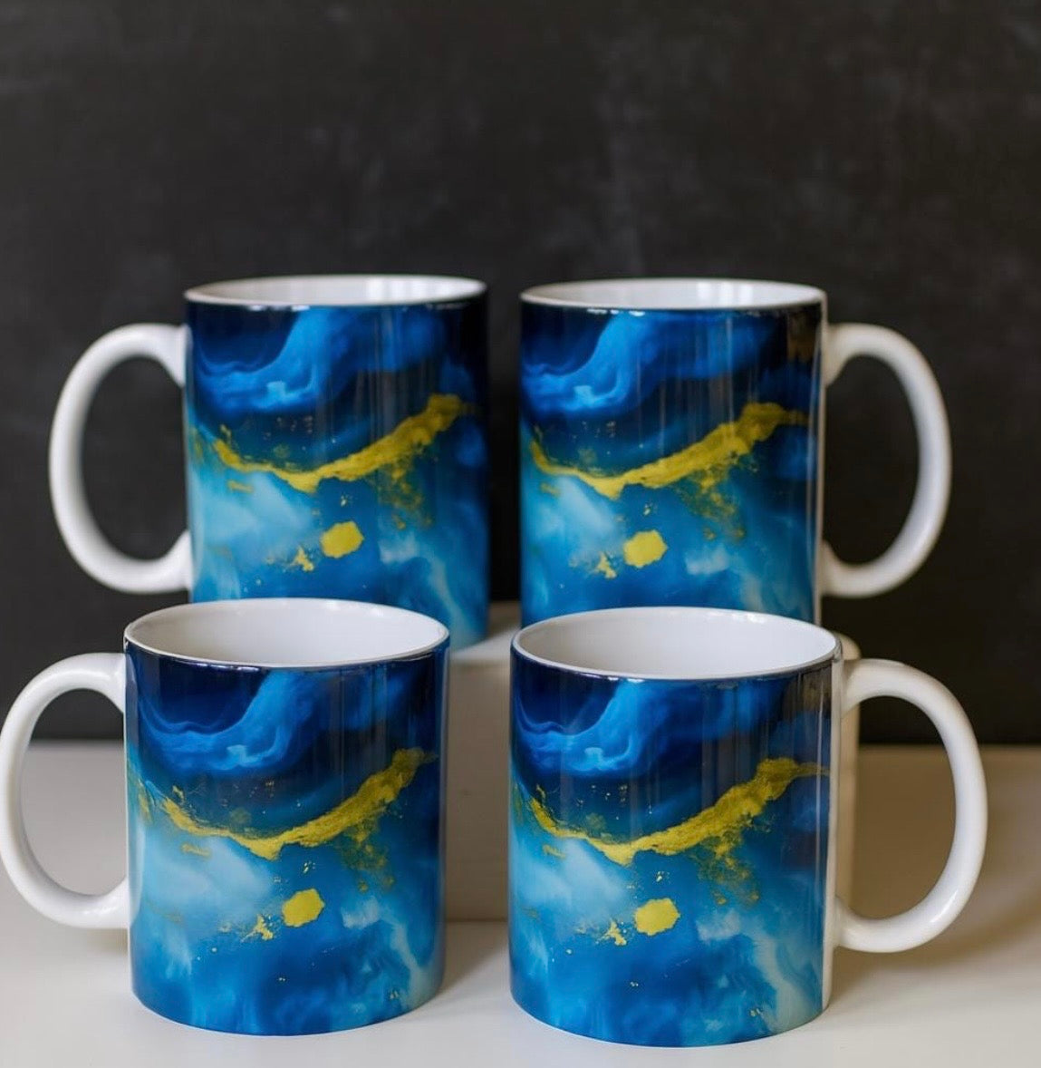 Ocean Luxe Mugs (set of 4)