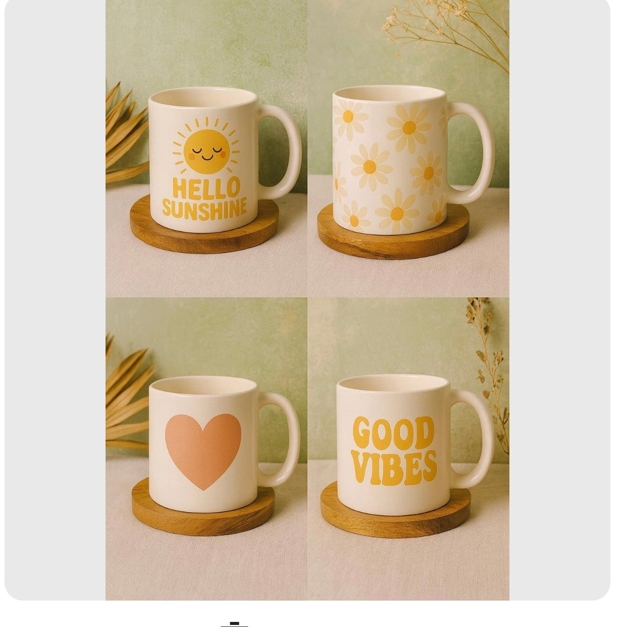 Bloom & Glow Mugs (set of 4)